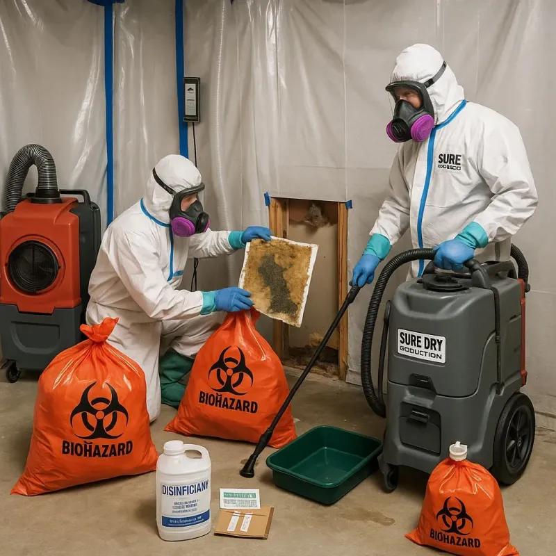 Contaminated Water Handling Protocols process in Mansura, LA